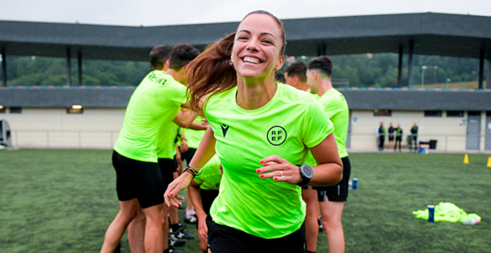 Marta Huerta de Azanlista para su debut en Segunda División en la temporada 2024/25.